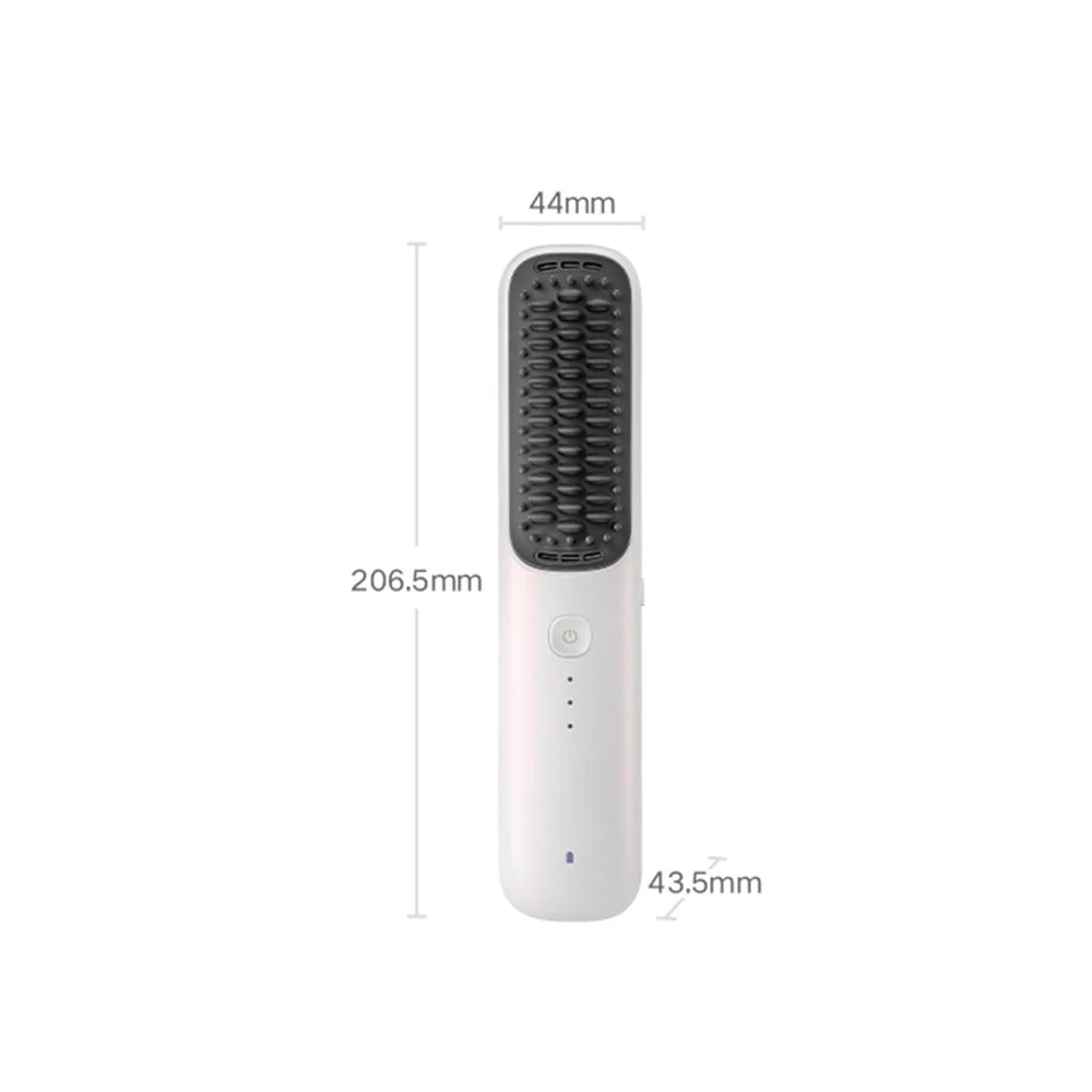 (image for) XIAOMI Mijia Wireless Straight Hair Comb Negative Ion Adjustable Temperature Lightweight Portable Hair Care Styling Comb